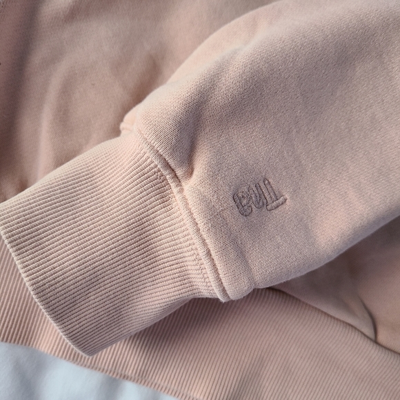 Aritzia TNA pink CozyAF quarter-zip sweater - Picture 7 of 7